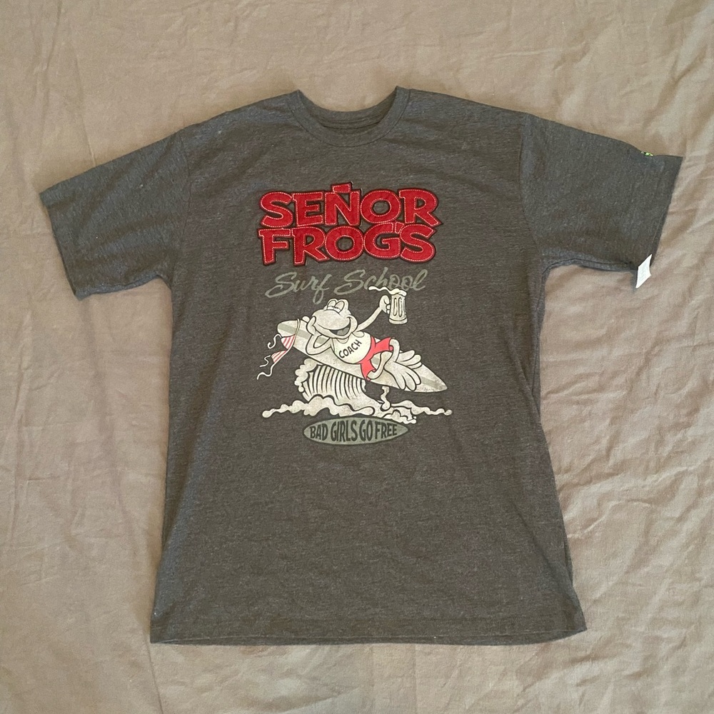 Gray Graphic Tee for Men